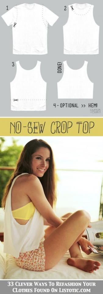 33 Clever Ways To Refashion Your Clothes