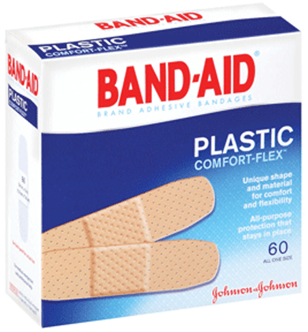 throw in some bandaids. you or someone might need them. 