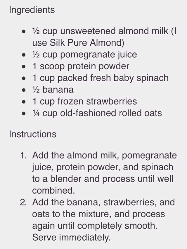 Strawberry Banana Oatmeal Smoothie 🍌🍓