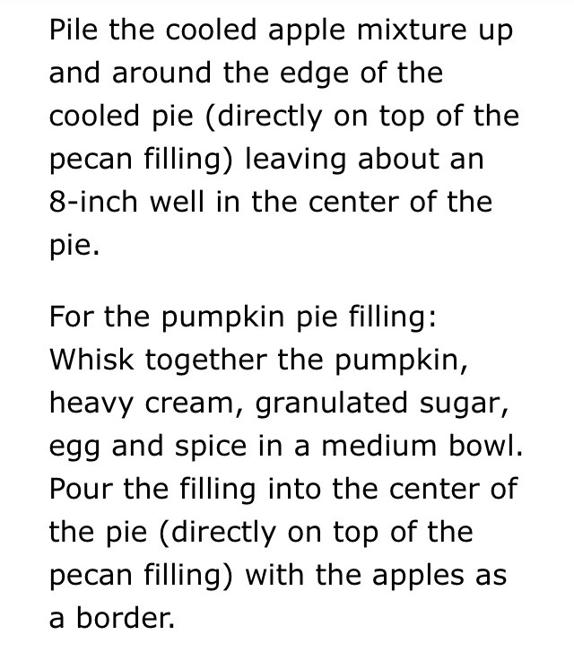 The Ultimate Thanksgiving Dessert: The Apple-Pumpkin-Pecan Pie! #Friendsgiving