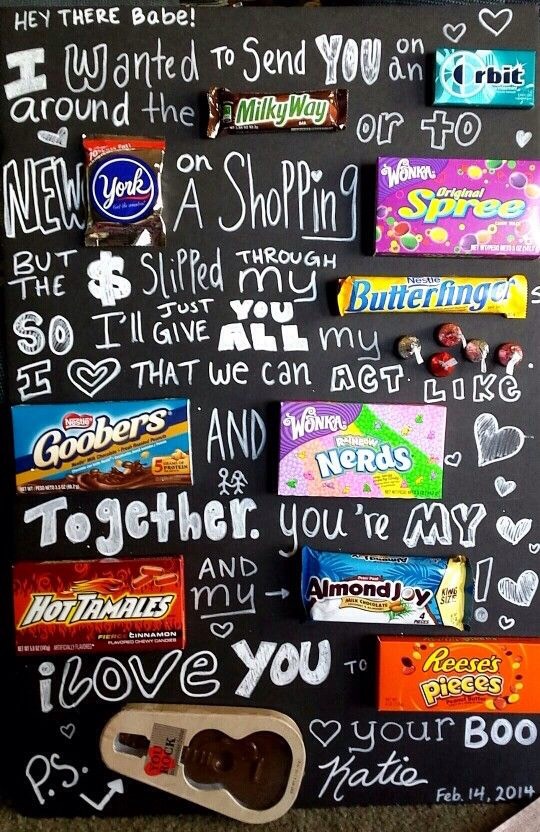 Punny And Sweet Candy Love Notes Ideas 😘💕