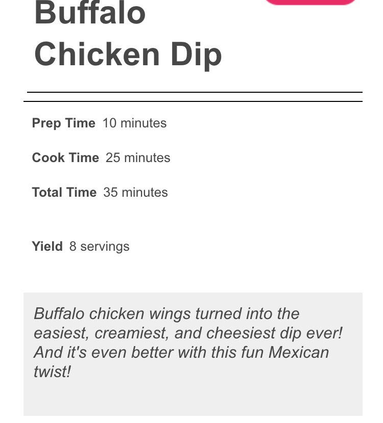 Mexican Buffalo Chicken Dip