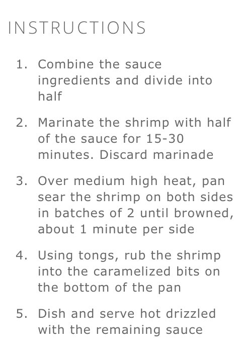 Honey Garlic Shrimp Skillet 