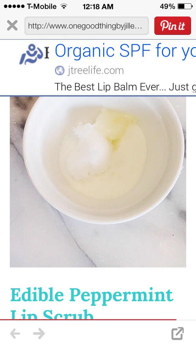 💥🎀Edible Peppermint Lip Scrub DIY💜💛💙 Like 4⃣ More!👍👍