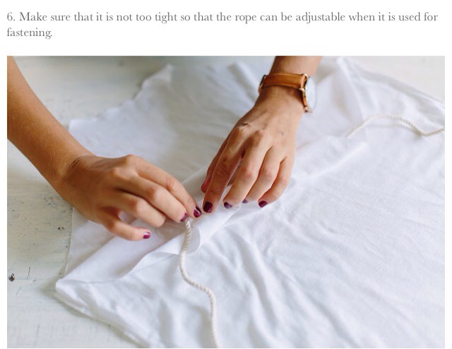 Super-Easy DIY T-Shirt Into Halter Top