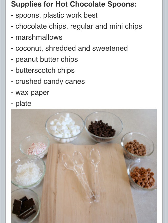 Snowmen Hot Chocolate Dipping Spoons