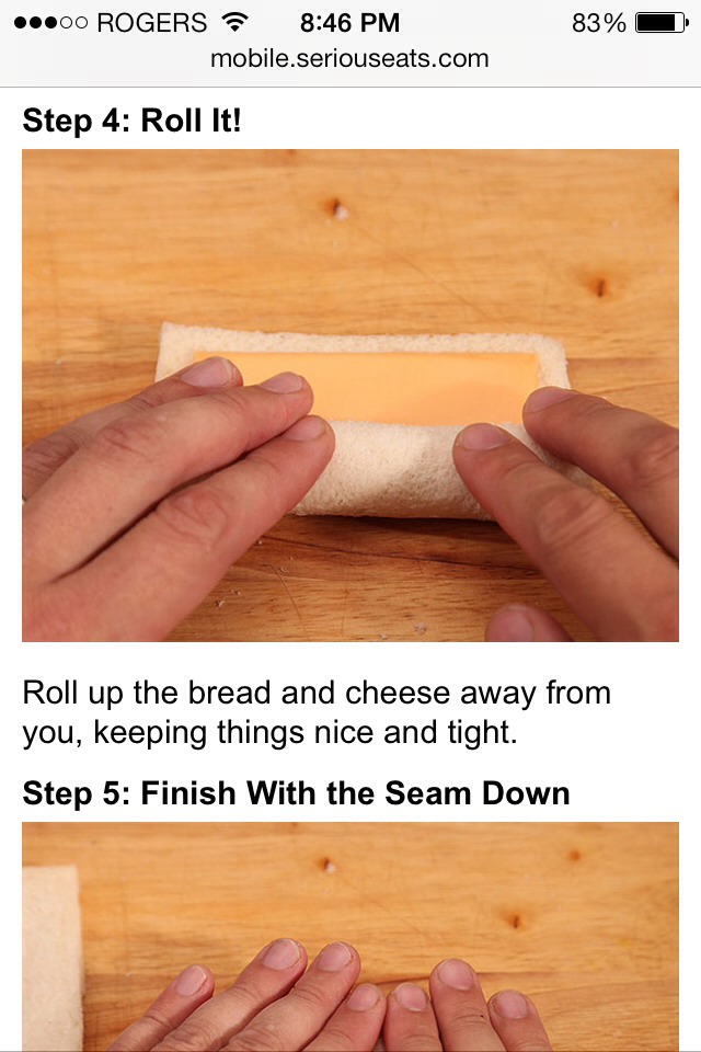 Grilled Cheese Rollups!!