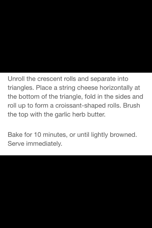 Garlic Butter Cheesy Crescent Roll