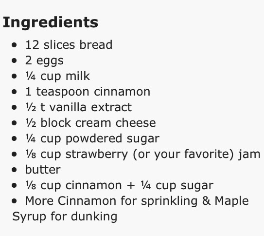 ✨💞Stuffed Cinnamon                            Toast Rolls   💞✨