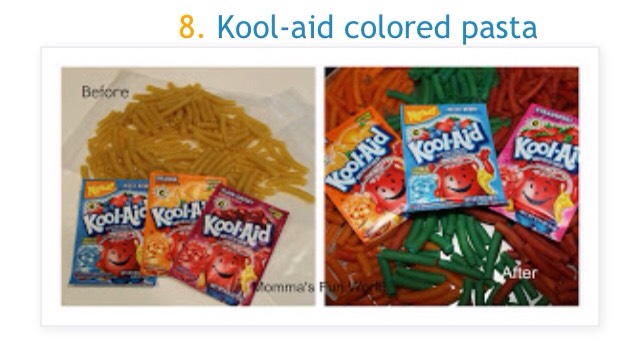 Why not dye some pasta while your at it! Everything's better with a little color lol! 