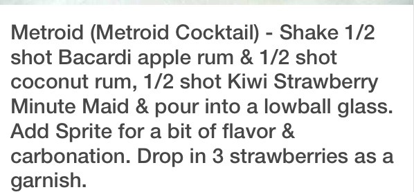 Awesome Party Drinks And Shots!