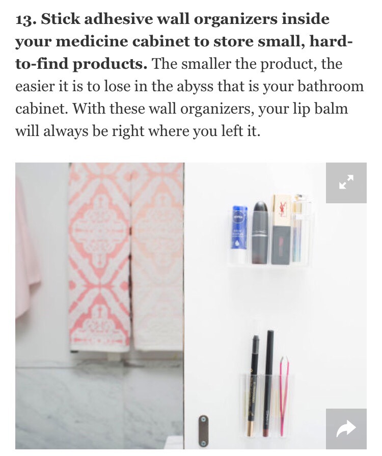17 Genius Bathroom Organization Hacks
