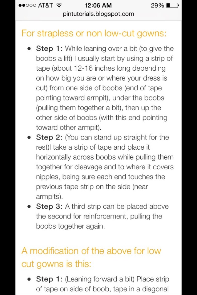 Take Your Breasts . To Wear A Stapless Outfit !
