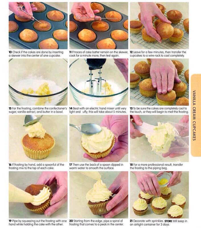 Vanilla Cream Cupcakes