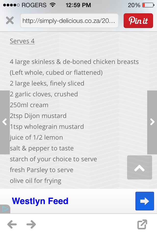 Creamy Dijon Chicken