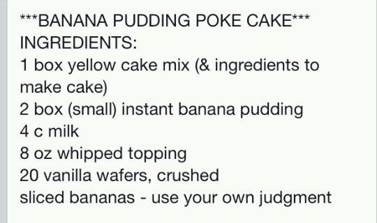 Banana Pudding Cake
