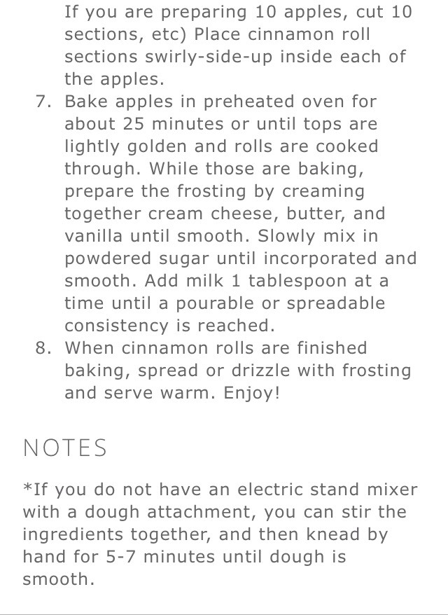 🍎🌀Cinnamon Roll Stuffed Baked Apples🌀🍏