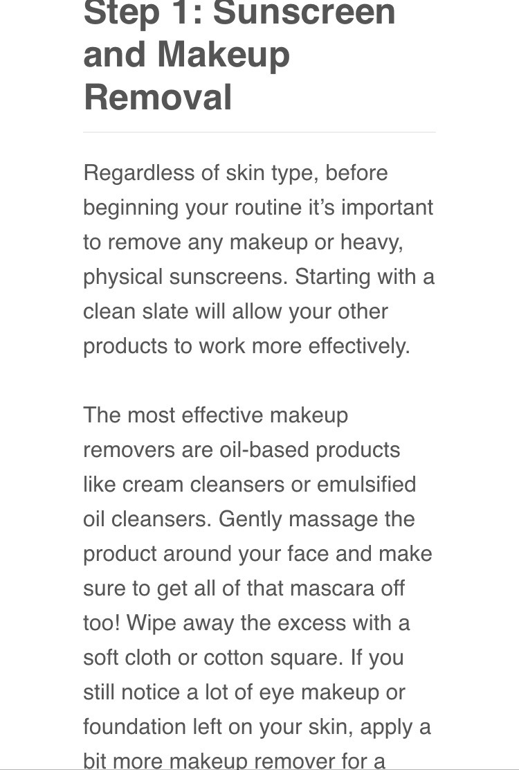 Skincare Routine Guide For COMBINATION Skin