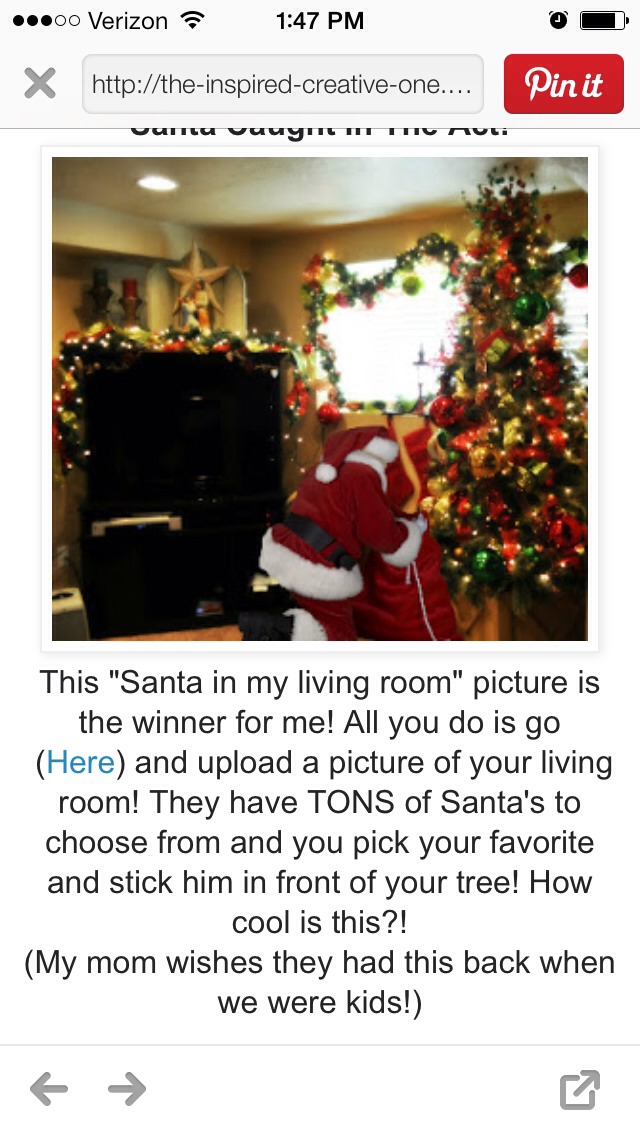 Santa caught in the act!