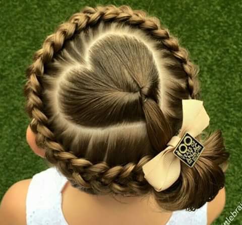 💕28 Braided & Knotted Hairdos For Little Girls💕