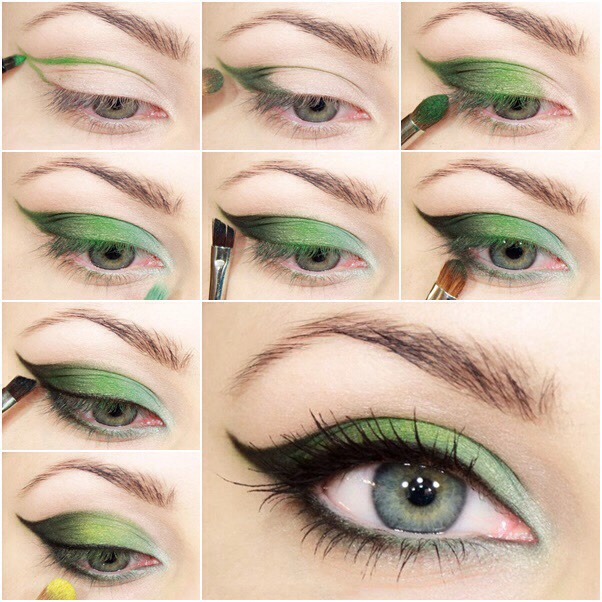 Green Eyeshadow Tutorials 🌴