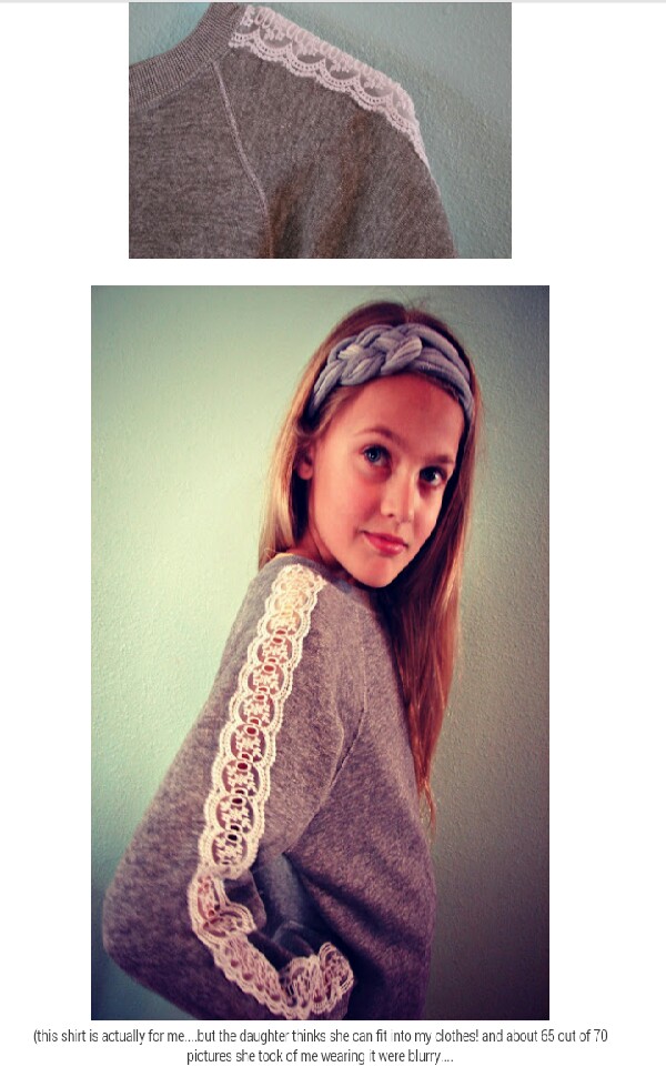 DIY Lace Sleeves!