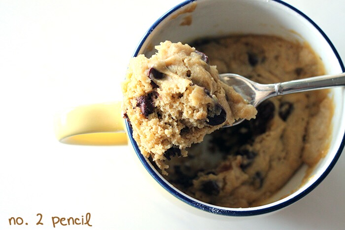 Chocolate Chip Mug Cookie