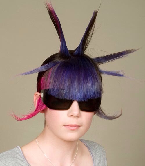 weird crazy hair styles