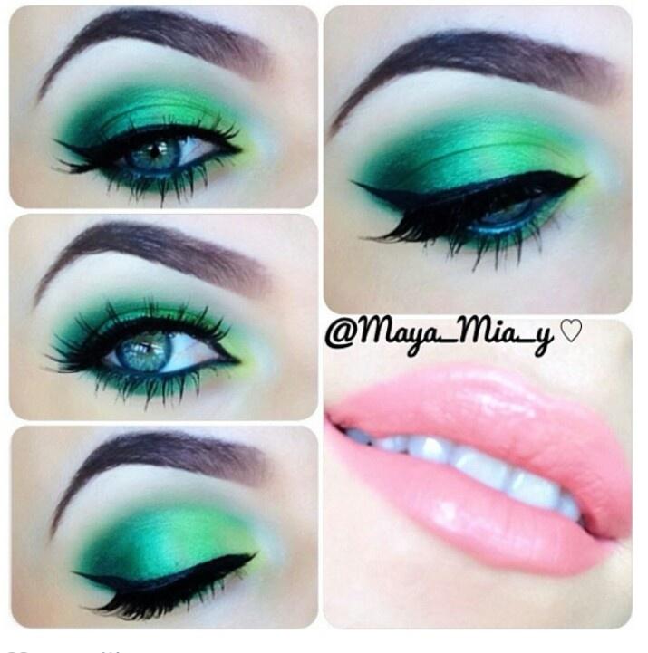 Lush Green Eye Makeup Tutorial