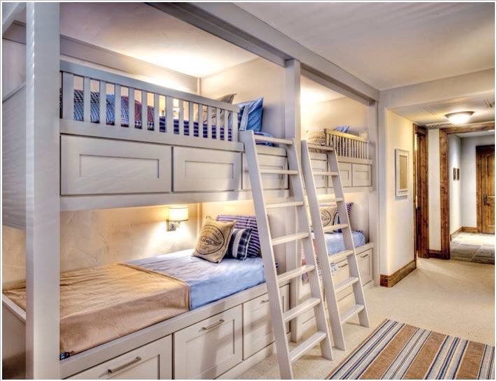 Elegant Space Savings Bedrooms For Four Kids!!👍👍
