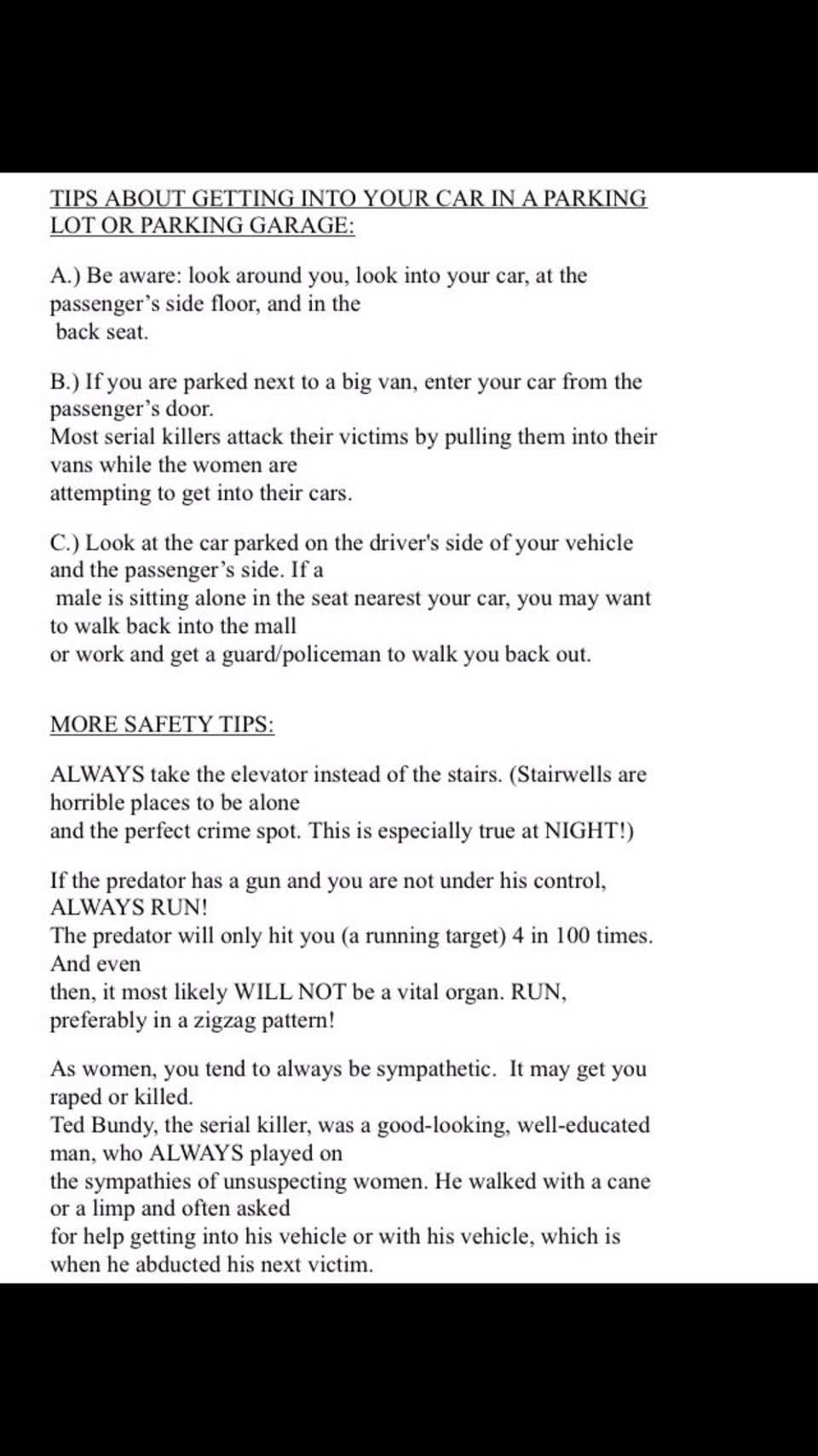 READ THIS, IT CAN SAVE YOR LIFE