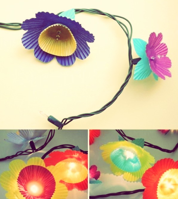 Just use the exacto knife to create holes through the middles of the cupcake papers and you're ready to stick them on the string lights! Enjoy :)
Thankyou for checking out my tip! (: 
please be polite and like if you saved, thanks!:)
