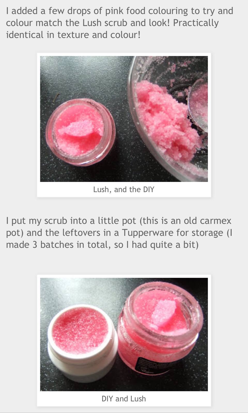 DIY Lip Scrub. ( Lush Bubblegum Lip Scrub Dupe) 😍