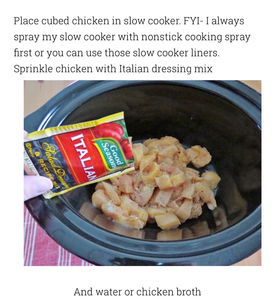 CROCKPOT CREAMY ITALIAN CHICKEN PASTA! 