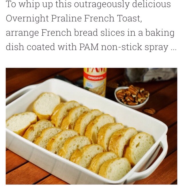 Overnight Prailine French Toast