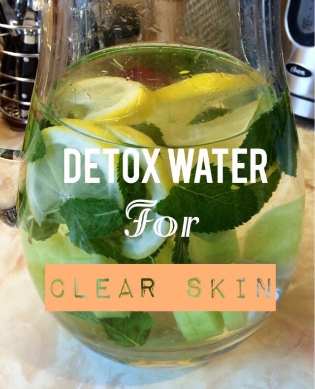 Clear Skin Detox Water!!!🍹💪