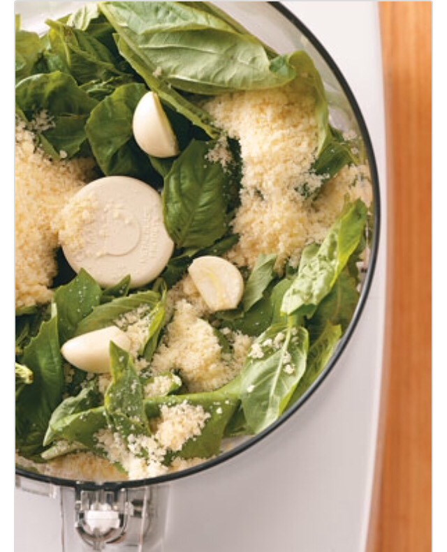 6. Perfect Pesto

Blend up a quick pesto for pasta, vegetables or as a spread.