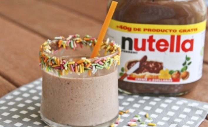 Nutella milkshake 
