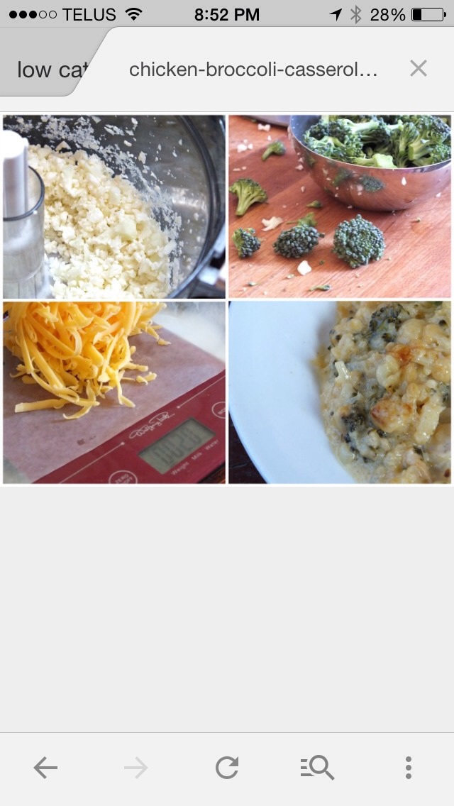 LOW CARB/LOW CALORIE healthy chicken broccoli cheese casserole! so delicious