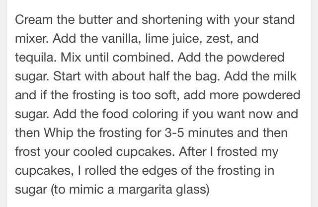 Margarita Cupcakes With Tequila Lime Buttercream! ๐