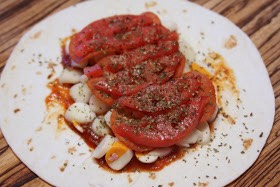 Add slices of tomatoes and basil!