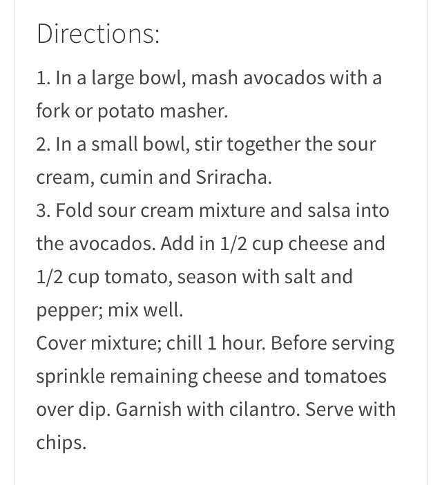 Avocado Dip 