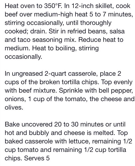 Beef and Bean Tavo Casserole