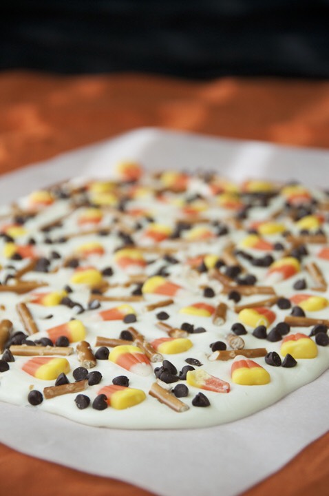 Candy Corn White Chocolate Bark