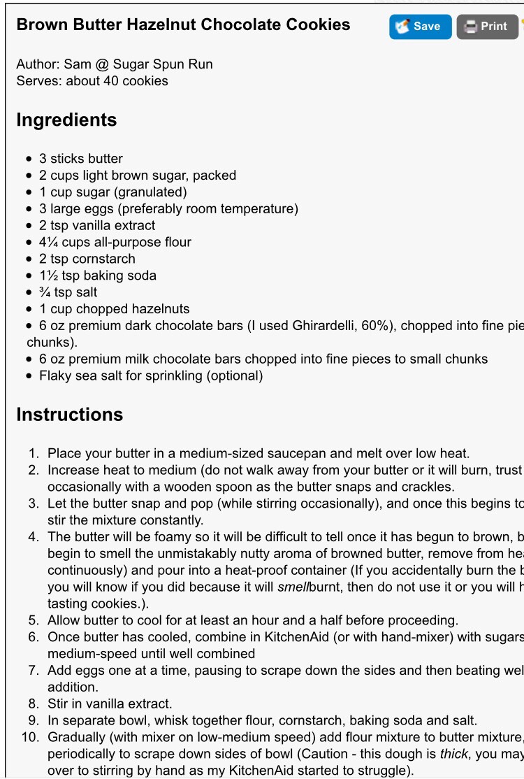 Hazel Nut Chocolate Nut Cookies