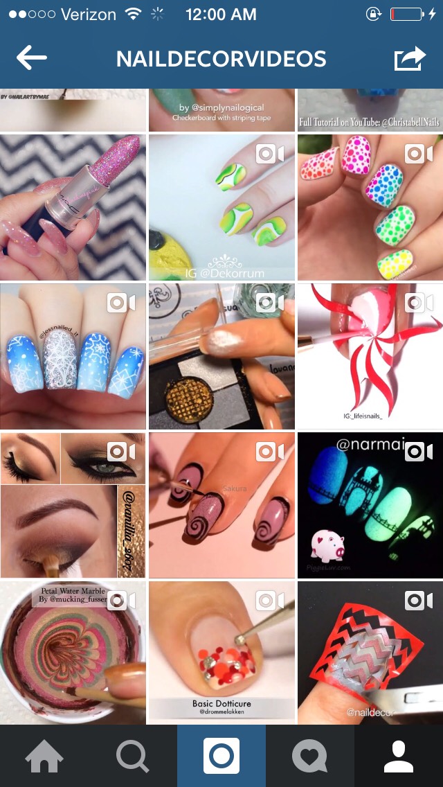 Naildecorvideos is one more nail Instagram with many other ideas, so if your not to sure about the last one. There is this one to 