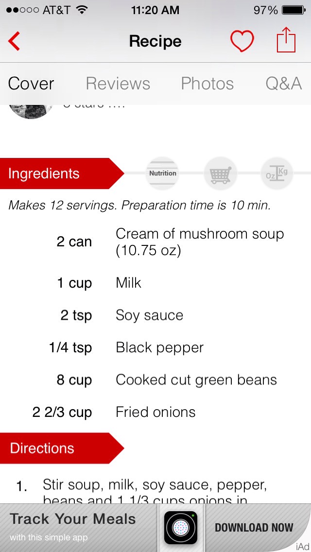 Easy Green Bean Casserole