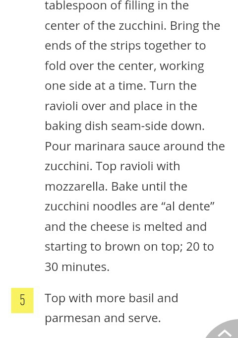 Zucchini Ravioli