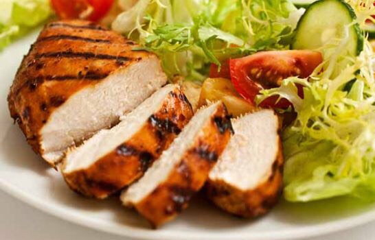 Grilled chicken, fried chicken, boiled chicken, every kind of chicken. 🐔