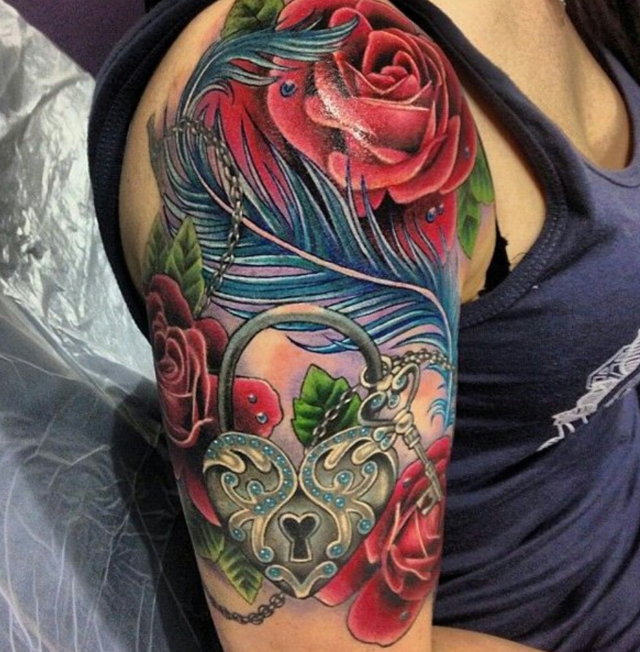    Lock And Key Tattoos!!!!